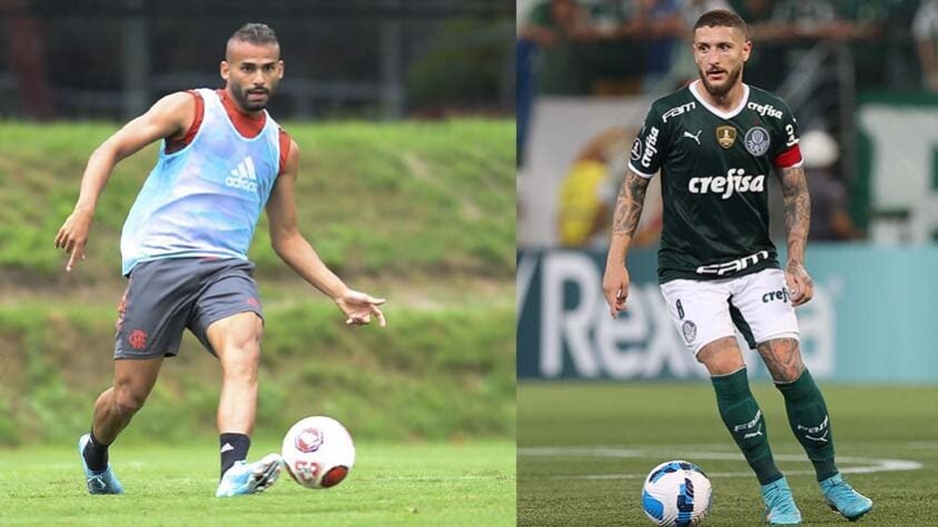 Thiago Maia (Flamengo) x Zé Rafael (Palmeiras)