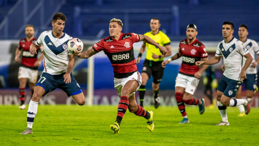 20/4/21 - Vélez Sarsfield 2x3 Flamengo, no Estádio José Almafitani, em Buenos Aires, na Argentina (fase de grupos da Libertadores de 2021).