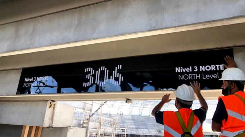 GALERIA: Veja como estão as obras do novo estádio do Atlético Mineiro