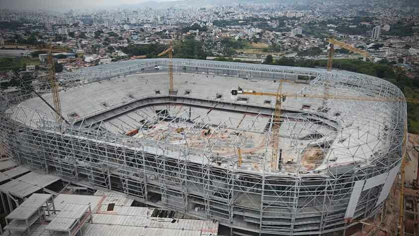 GALERIA: Veja como estão as obras do novo estádio do Atlético Mineiro