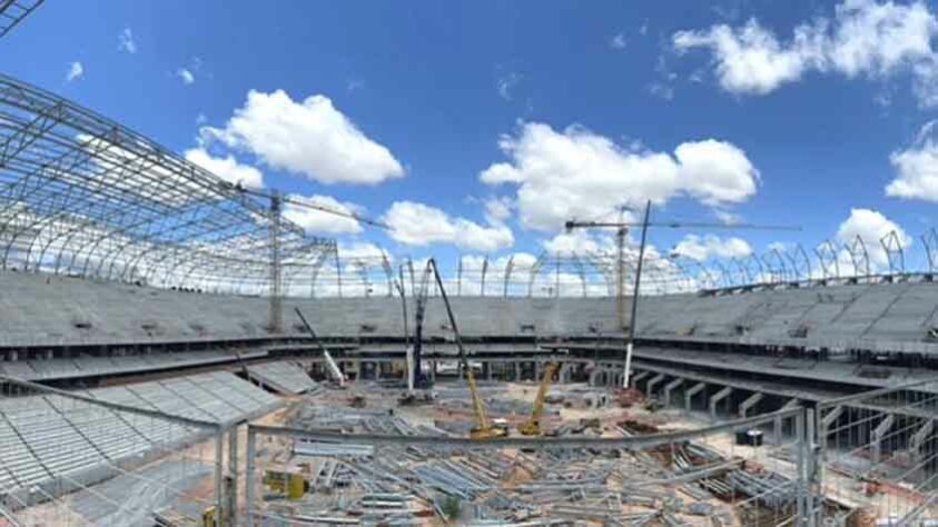 GALERIA: Veja como estão as obras do novo estádio do Atlético Mineiro