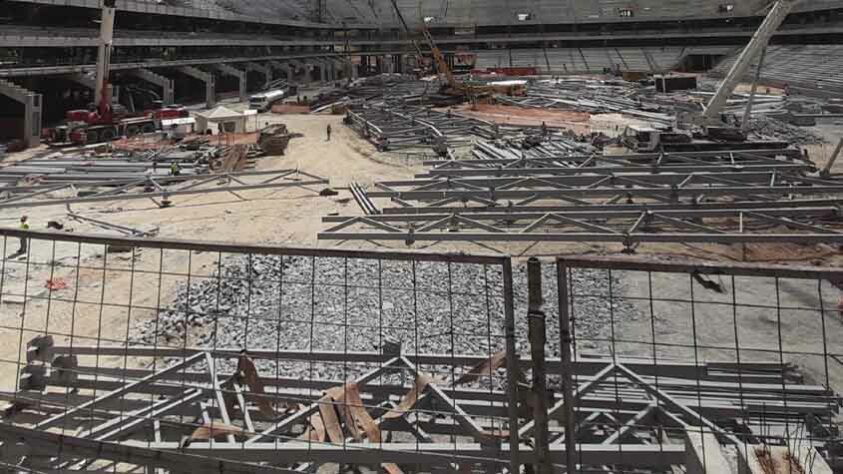 GALERIA: Veja como estão as obras do novo estádio do Atlético Mineiro