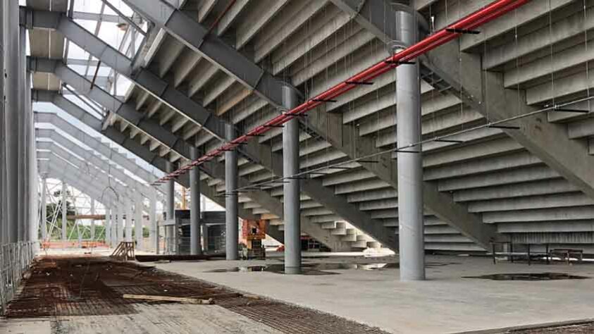 GALERIA: Veja como estão as obras do novo estádio do Atlético Mineiro