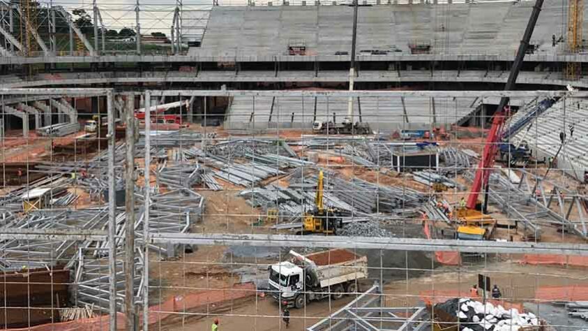 GALERIA: Veja como estão as obras do novo estádio do Atlético Mineiro