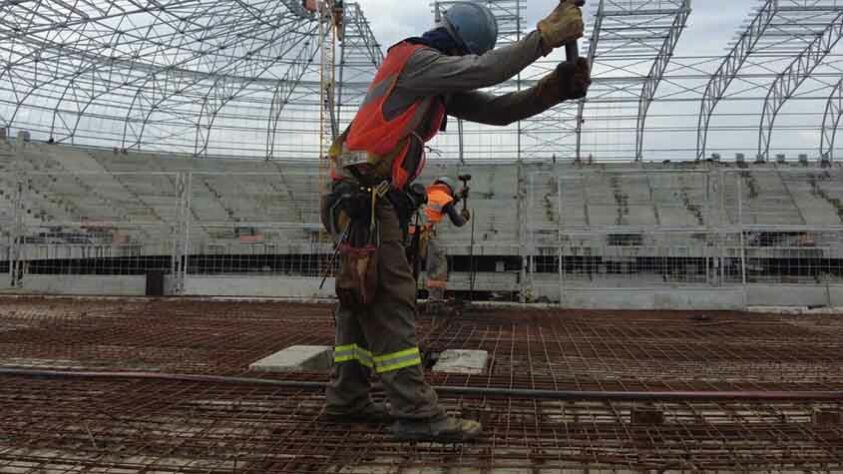 GALERIA: Veja como estão as obras do novo estádio do Atlético Mineiro