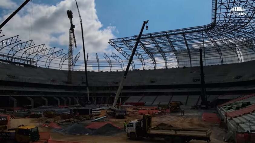 GALERIA: Veja como estão as obras do novo estádio do Atlético Mineiro