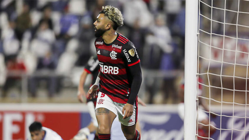 O Flamengo sofreu diante da Universidad Católica, mas venceu por 3 a 2, nesta quinta, pela terceira rodada do Grupo H da Libertadores, no Chile. Gabi e Bruno Henrique foram responsáveis diretos para o time se manter 100% no torneio; Lázaro fez um golaço, e Isla levou a pior nota. Veja as atuações a seguir! (Por Lazlo Dalfovo - lazlodalfovo@lancenet.com.br)