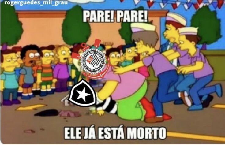 Brasileirão: os melhores memes de Botafogo 1 x 3 Corinthians