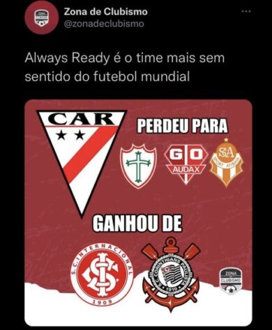 Libertadores: os melhores memes de Always Ready 2 x 0 Corinthians