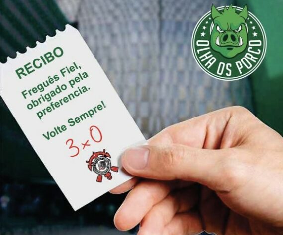 Os melhores memes de Palmeiras 3 x 0 Corinthians pela terceira rodada do Brasileirão.