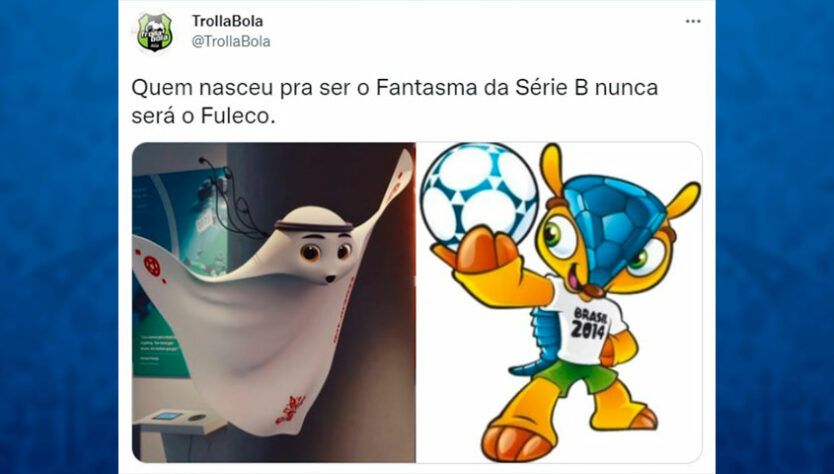 Torcedores demonstraram saudade do Fuleco, mascote da Copa do Mundo de 2014 no Brasil.