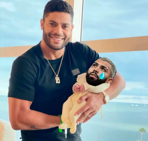 Polêmica entre Hulk e Gabigol virou tema de zoeiras entre os torcedores.