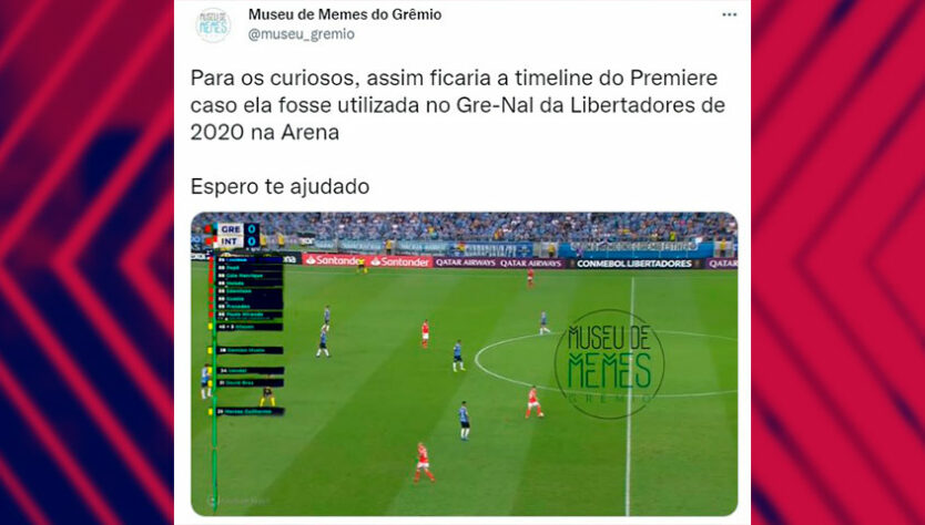 Inovação nas transmissões, linha do tempo rendeu diversos memes nas redes sociais nos últimos dias.