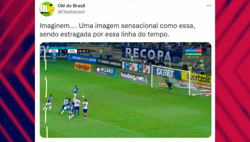 Inovação nas transmissões, linha do tempo rendeu diversos memes nas redes sociais nos últimos dias.