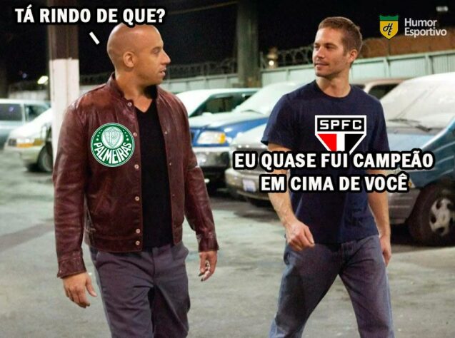 Torcedores do Palmeiras fazem memes após goleada sobre o São Paulo e título do Campeonato Paulista.