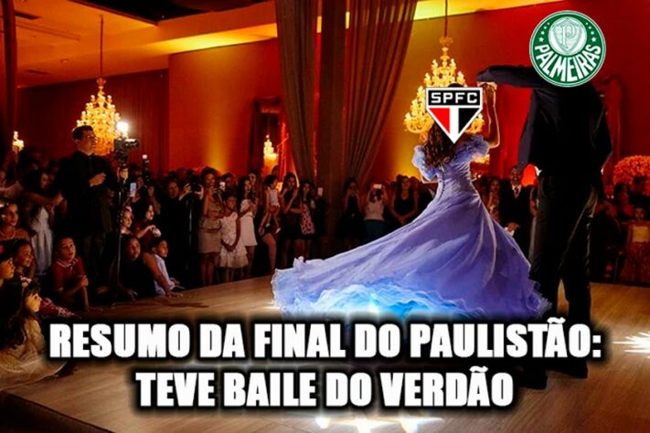 Torcedores do Palmeiras fazem memes após goleada sobre o São Paulo e título do Campeonato Paulista.