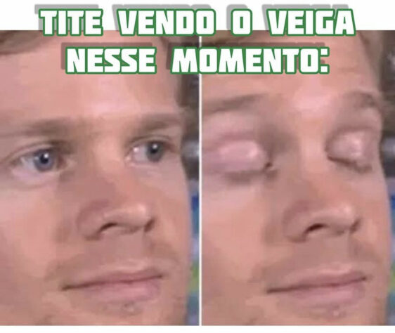 Após goleada por 8 a 1 pela Libertadores, torcedores do Palmeiras enalteceram Rafael Navarro e Raphael Veiga nos memes.