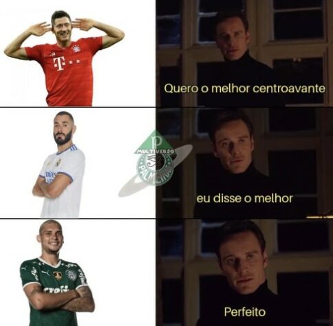 Após goleada por 8 a 1 pela Libertadores, torcedores do Palmeiras enalteceram Rafael Navarro e Raphael Veiga nos memes.