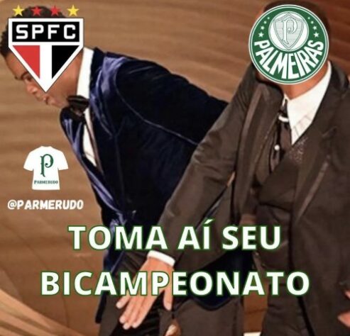 Torcedores do Palmeiras fazem memes após goleada sobre o São Paulo e título do Campeonato Paulista.