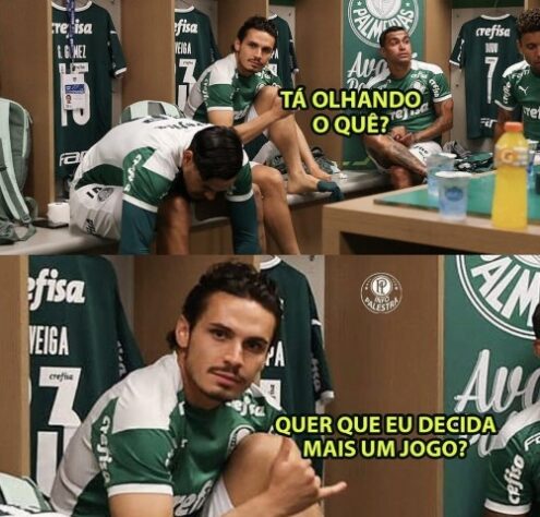 Torcedores do Palmeiras fazem memes após goleada sobre o São Paulo e título do Campeonato Paulista.