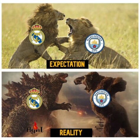 Champions League: os melhores memes de Manchester City 4 x 3 Real Madrid