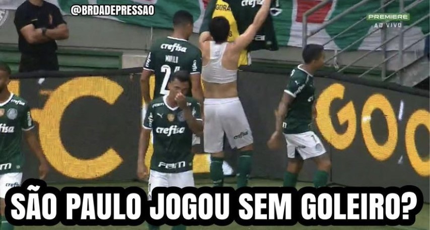 Torcedores do Palmeiras fazem memes após goleada sobre o São Paulo e título do Campeonato Paulista.