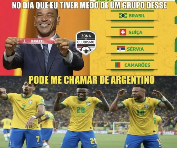 Torcedores brasileiros demonstraram otimismo após o sorteio dos grupos.