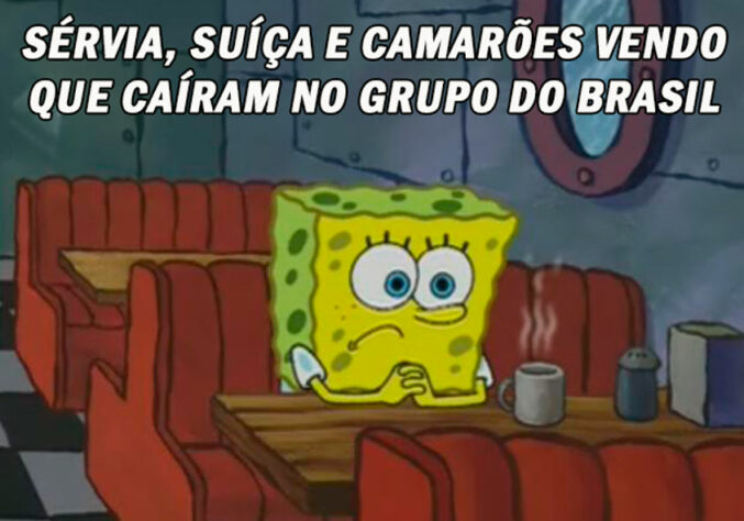 No "Grupo G", o Brasil terá pela frente Camarões, Sérvia e Suíça. Azar o deles!