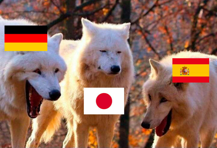 Alemanha e Espanha estarão no "Grupo E" e, certamente, o Japão não ficou feliz em ter caído junto com duas campeãs mundiais. A outra seleção virá da repescagem: Costa Rica ou Nova Zelândia.
