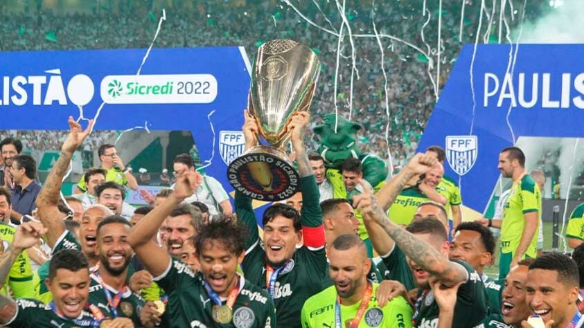 Palmeiras campeão do Campeonato Paulista 2022.