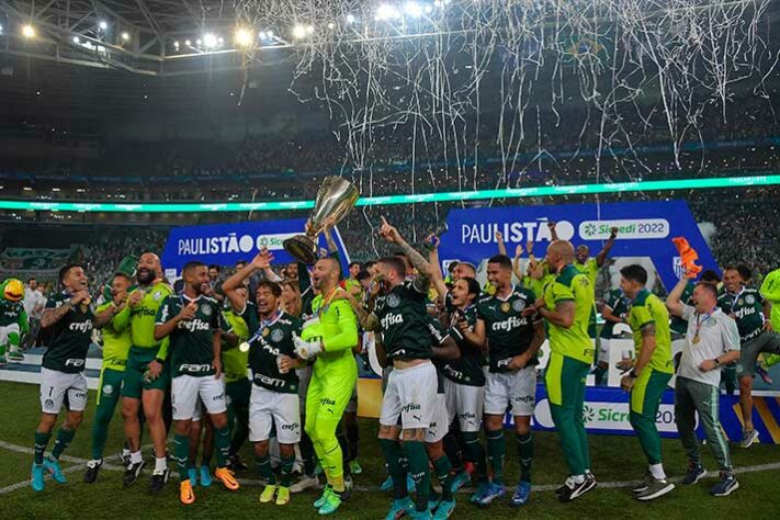 Palmeiras campeão do Campeonato Paulista 2022.