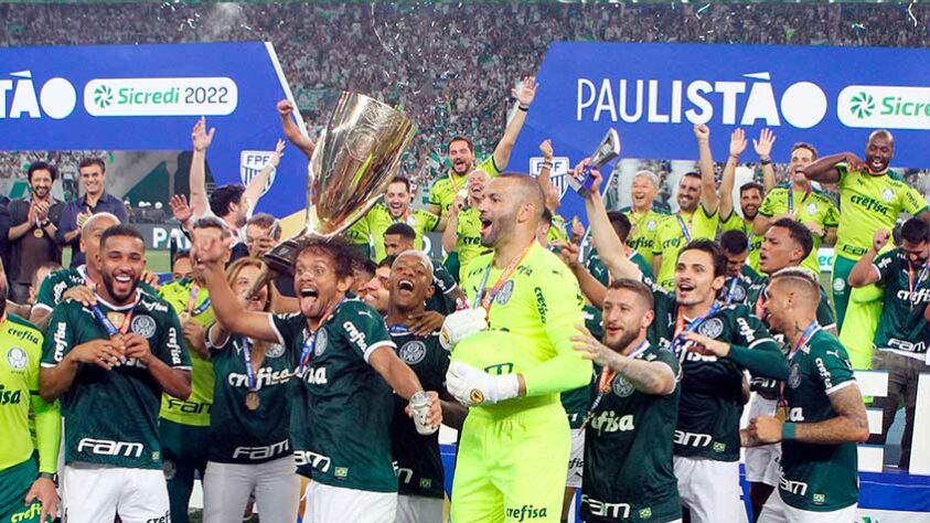 Palmeiras campeão do Campeonato Paulista 2022.