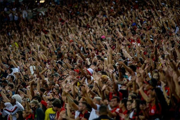 Público presente ficou muito próximo aos 70 mil torcedores no jogo desta quarta-feira, entre Flamengo e Palmeiras