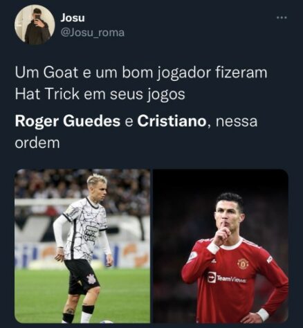 Brasileirão: os melhores memes de Corinthians 3 x 0 Avaí, com três gols de Róger Guedes.