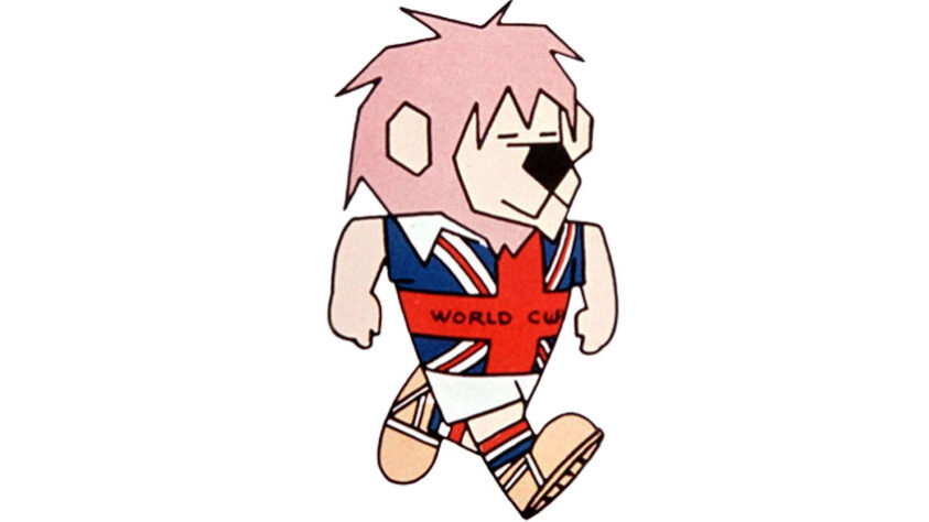 Primeira mascote da história das Copas, Willie é um Leão, animal considerado símbolo no Reino Unido. Ele veste uma blusa com a bandeira do país.