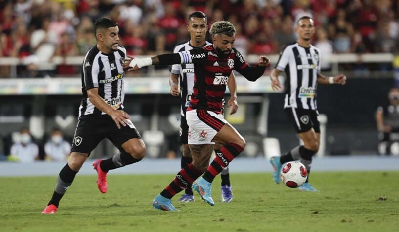 23/2/2022 - Botafogo 1x3 Flamengo, no Nilton Santos (Campeonato Carioca) - Gols: Pedro, Gabigol e Arrascaeta (F); Léo Pereira (Contra; B)