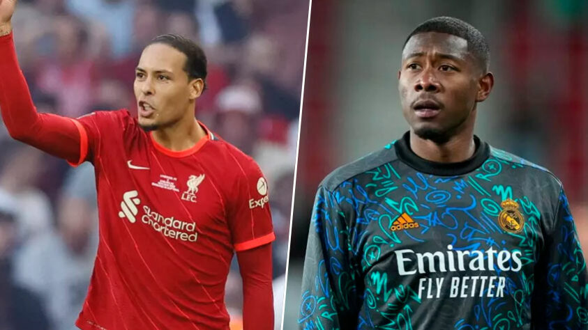 Virgil van Dijk (Liverpool) x David Alaba (Real Madrid)