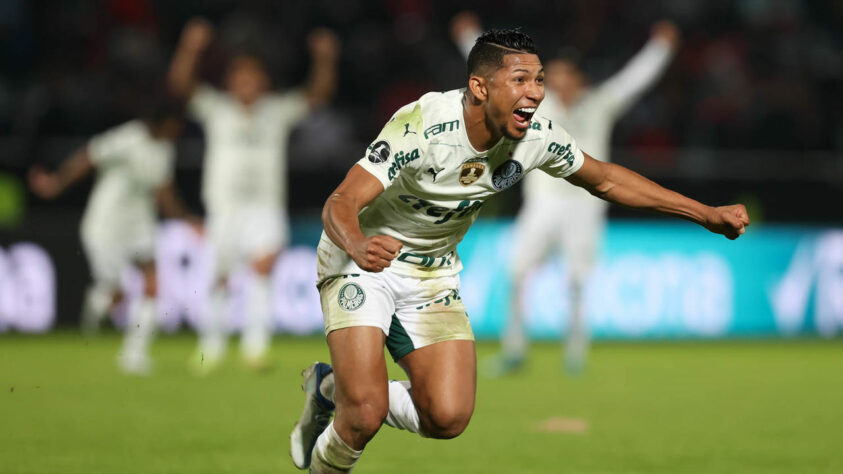 6º lugar - Rony (Palmeiras): 18 gols em 2022 / 7 na Libertadores, 7 no Brasileirão e 4 no Paulistão