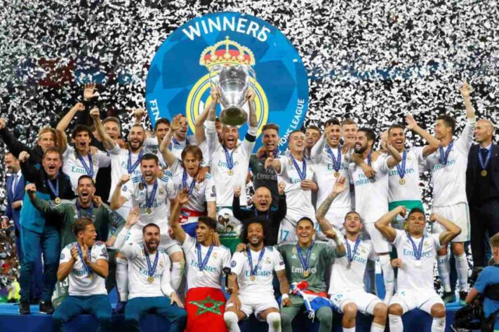Temporada: 2017-18 (Olímpico de Kiev / Ucrânia): Real Madrid 3 x 1 Liverpool – Gols: Benzema (Real Madrid), Sadio Mané (Liverpool), Bale (Real Madrid) e Bale (Real Madrid).