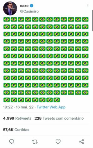 Personalidades, como Casimiro, também valorizaram e parabenizaram o desempenho dos brasileiros. A própria eliminada Cloud9 destacou na rede social: "Tem que respeitar a história deles".