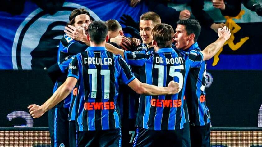 34º lugar (empate entre dois nomes): Atalanta (Itália) - 186 pontos 