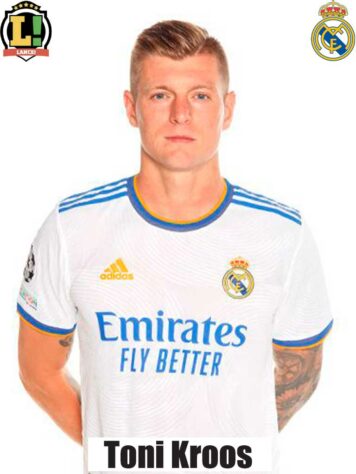 Kroos - 6,0 - Teve um papel em construir as jogadas do Real Madrid pelos lados, dando lançamentos para Vinícius Júnior e Valverde nos corredores.