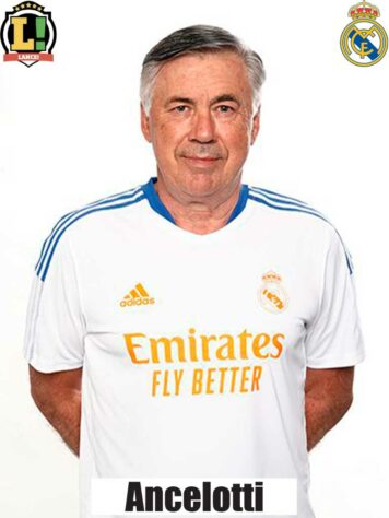 Carlo Ancelotti - 6,5 - O Real Madrid não teve uma atuação brilhante na final. Levou pressão do Liverpool e pouco construiu em campo. Ficou refém em acionar as pontas no contra-ataque e viu o goleiro Courtois fechar o gol e salva a equipe.