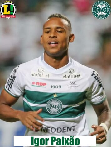 IGOR PAIXÃO - Coritiba (C$ 14,53) Um dos jogadores mais regulares do Cartola como mandante, jogará em casa diante de um Santos que atravessa um momento irregular e tem potencial para se destacar no duelo desta segunda!