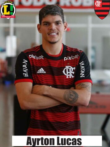 AYRTON LUCAS - Flamengo (C$ 7,42) Opção de baixo custo que além de ter uma boa chance de SG contra o Atlético-GO em casa, também possui muita força no ataque e fez mais de quatro pontos sem SG na última rodada.