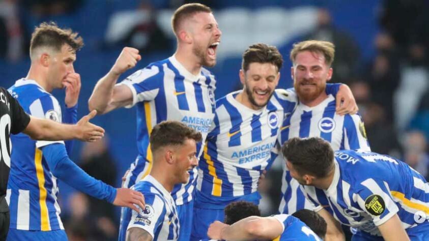 30º lugar: Brighton (ING): 305 milhões de euros (R$ 1,7 bilhão) – 38 jogadores no elenco.