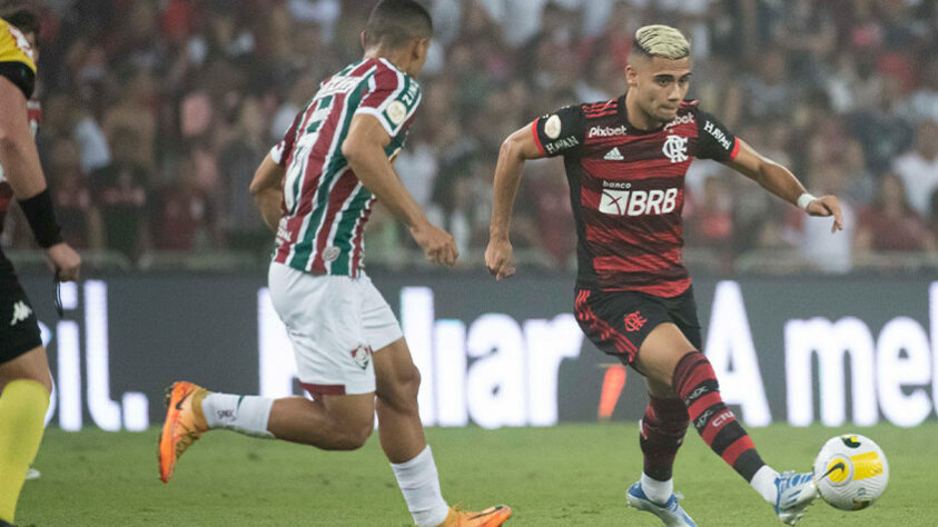 29/05/2022, Brasileirão 2022 (8ª rodada) - Fluminense 1x2 Flamengo - Local: Maracanã - Gols: Germán Cano (10'/1º tempo) para o Fluminense; Andreas Pereira (34'/1º tempo) e Gabigol (12'/2º tempo) para o Flamengo. 