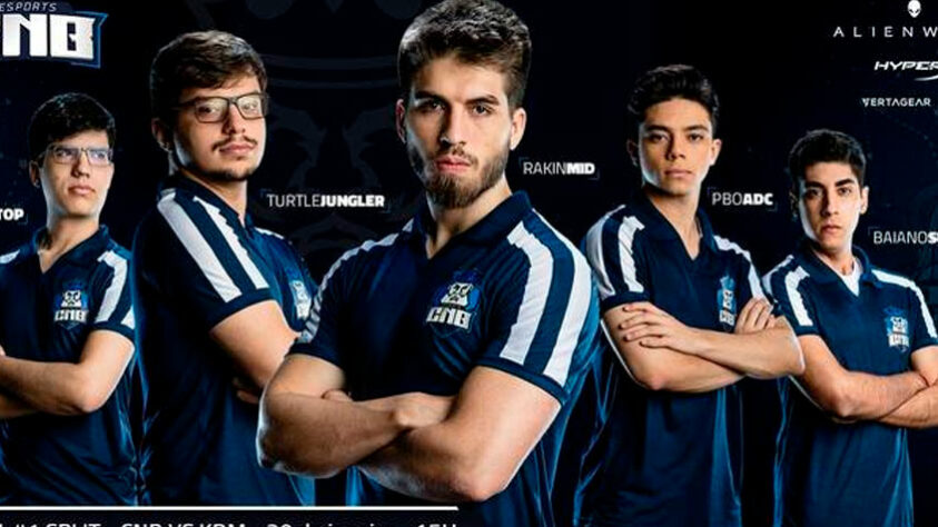 CNB eSports Club (League of Legends - LoL) - 107 mil seguidores no Instagram - Fundada em 2001, a equipe hoje foca em LoL, porém já atuou em diversos games. Foi duas vezes Vice-Campeã do CBLOL.