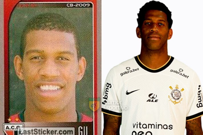 Gil no álbum do Campeonato Brasileiro de 2009 com a camisa do Atlético-GO. Com 34 anos, ele disputa a Série A do Brasileirão pelo Corinthians.
