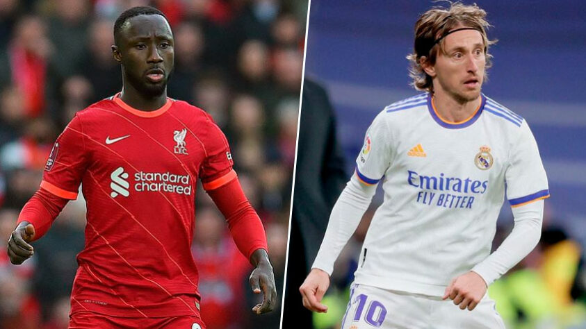 Naby Keita (Liverpool) x Luka Modric (Real Madrid)